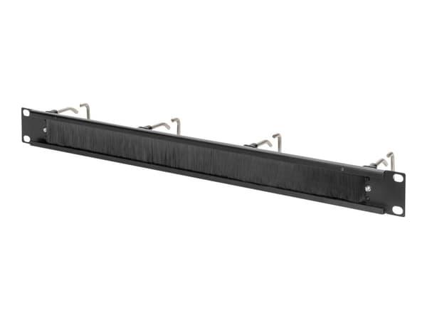 Digitus DN-97669, Kaapelin hallintapaneeli, Musta, Terästä, 1U, Ovaali, Kiina