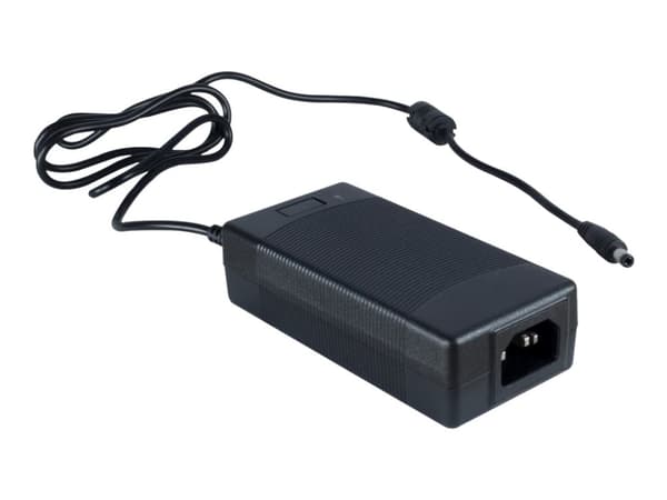 Inter-Tech A80S - USFF - mini ITX - strömadapter 60 Watt - svart - USB