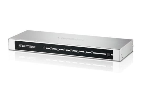 ATEN VS0801H-AT-G, HDMI, Metalli, Musta, Hopea, 60 Hz, 15 m, 640 x 480 (VGA), 800 x 600 (SVGA), 1280 x 1024 (SXGA), 1600 x 1200 (UXGA), 1920 x 1080 (