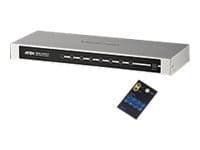 ATEN VS0801H-AT-G, HDMI, Metalli, Musta, Hopea, 60 Hz, 15 m, 640 x 480 (VGA), 800 x 600 (SVGA), 1280 x 1024 (SXGA), 1600 x 1200 (UXGA), 1920 x 1080 (