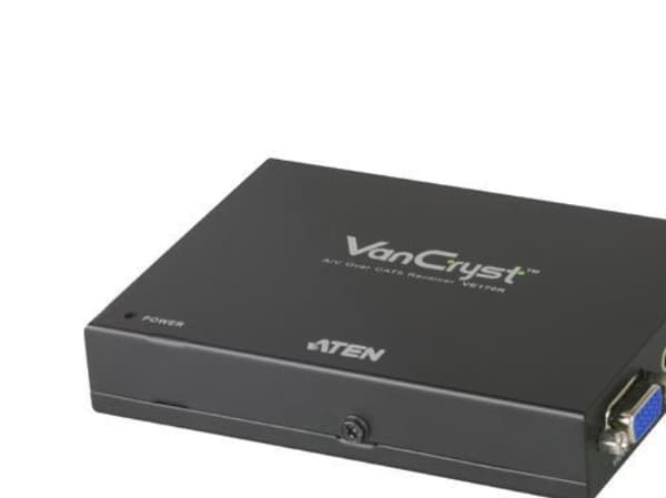 ATEN VE170R-AT-G AV-forlenger AV-mottaker Sort