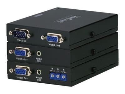ATEN VE170R-AT-G AV-forlenger AV-mottaker Sort