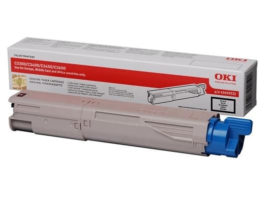 OKI - Svart - original - tonerpatron - for C3300n, 3400n, 3450n