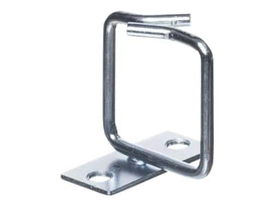 Netrack Rack Side Ring 40x40mm LF - Rackkabelstyringsring - sølv (en pakke 30)
