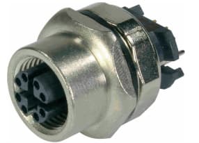 Harting 21 03 381 2802, Skru, Flush, M12, Gull, 0.8 kV, 50 V
