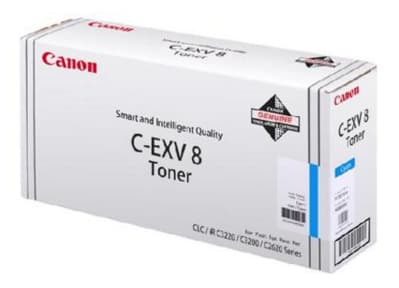 Canon C-EXV 8 - Cyan - original - tonerpatron - for CLC-2620 System CP 32, 3200, 3220 System CP 32; imageRUNNER C2620N, C3200, C3200N, C3220N