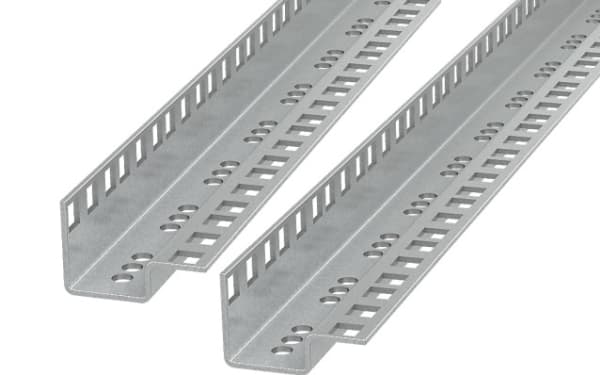 EFB Elektronik PRO-PRO18, Skenkit till rackskåp, Grå, Stål, Zink, 48,3 cm (19"), 800 mm, 2 styck
