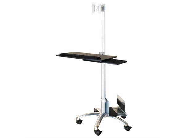 Value Mobile PC Cart, silver, 10 kg