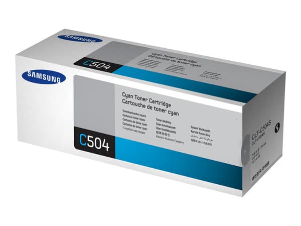Samsung CLT-C504S - Cyan - original - tonerpatron - for CLP-415N, 415NW; CLX-4195FN, 4195FW, 4195N; Xpress C1810W, C1860FW