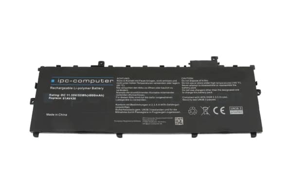 LG Chem - Kannettavan tietokoneen akku - Litium-ioni - 3-kennoinen - 4920 mAh - 57 Wh - FRU - ThinkPad X1 Carbon (5. sukupolvi) 20HQ, 20HR, 20K3, 20K