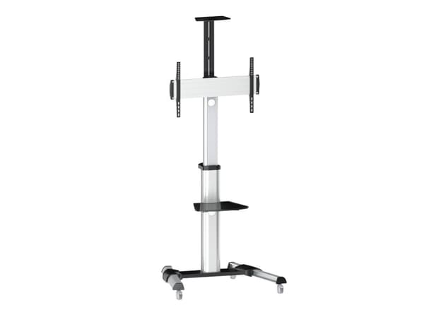 LogiLink BP0025, Multimediavogn, Hvit, Flatskjerm, 50 kg, 200 x 200,300 x 300,400 x 200,400 x 400,600 x 400, 5 - 12°