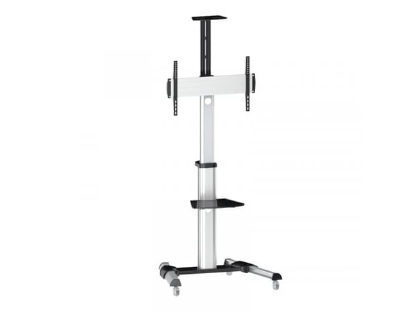 LogiLink BP0025, Multimediavogn, Hvit, Flatskjerm, 50 kg, 200 x 200,300 x 300,400 x 200,400 x 400,600 x 400, 5 - 12°