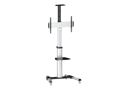 LogiLink BP0025, Multimediavogn, Hvit, Flatskjerm, 50 kg, 200 x 200,300 x 300,400 x 200,400 x 400,600 x 400, 5 - 12°