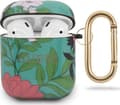 Pikkukuva 1 / 2: Guess GUESS GUACA2TPUBKFL01 AIRPODS 1/2 COVER ZIELONY/GREEN N.1 FLOWER COLLECTION standard