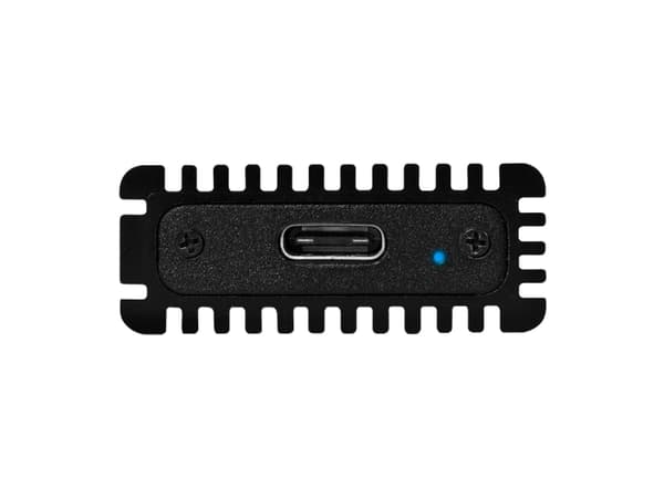 LogiLink UA0346, SSD-kabinett, M.2, M.2, 10 Gbit/s, USB-tilkobling, Sort