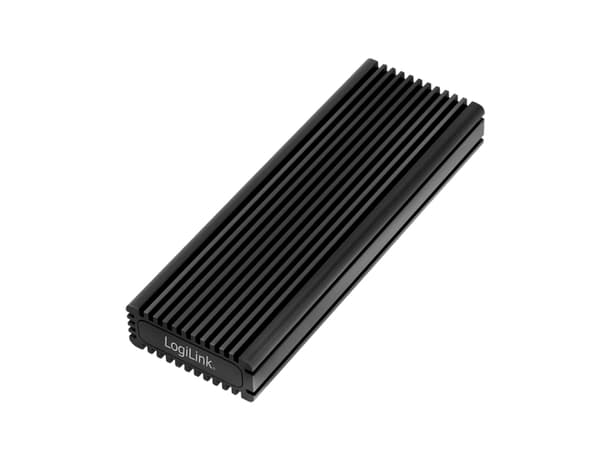 LogiLink UA0346, SSD-kabinett, M.2, M.2, 10 Gbit/s, USB-tilkobling, Sort