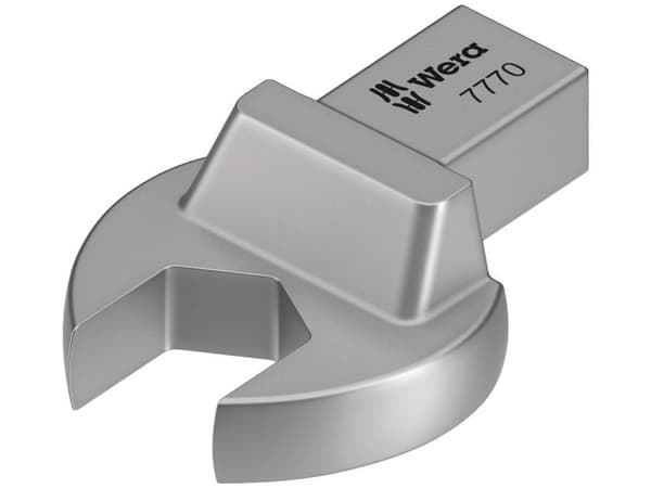 Wera 7770, Torque wrench end fitting, Sølv, 1 stykker, Chromium-Vanadium Steel (Cr-V)