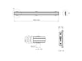 Miniatyrbilde 5 av 5: Vogel's Professional Connect-it PFB 3419 - Komponenter for montering (grensesnittstang) for videovegg - aluminium - svart