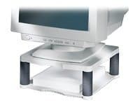 Fellowes Monitor Riser Premium - Stativ - for Skjerm - grafitt, platina - skjermstørrelse: inntil 21" Grafitt, Platina