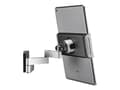 Miniatyrbild 3 av 5: Vogel's TMS 1030 Tablet Flex Pack - Monteringssats (väggfäste, dubbel svängarm, hållare, 3 axeltappar) - för surfplatta - aluminium - svart, aluminiu