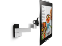 Vogel's TMS 1030 Tablet Flex Pack - Monteringssats (väggfäste, dubbel svängarm, hållare, 3 axeltappar) - för surfplatta - aluminium - svart, aluminiu