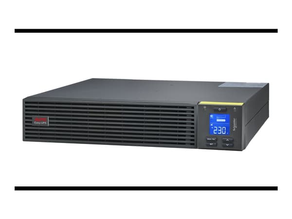 APC Easy UPS SRV SRV3KRI - UPS (kan monteres i rack) - AC 230 V - 2400 watt - 3000 VA - 9 Ah - USB, RS-232 - utgangskontakter: 7 - 2U