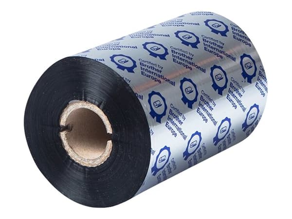 Brother Standard - Svart - 110 mm x 450 m - skriveblekkbåndspåfyll (termooverføring) (en pakke 8) - for Brother TJ-4020, 4120; Titan Industrial Print