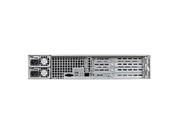 Supermicro SC825 TQC-R1K03WB - Rackmonterbar 2U - forbedret og utvidet ATX - SATA/SAS - hot-swap 1000 watt - svart