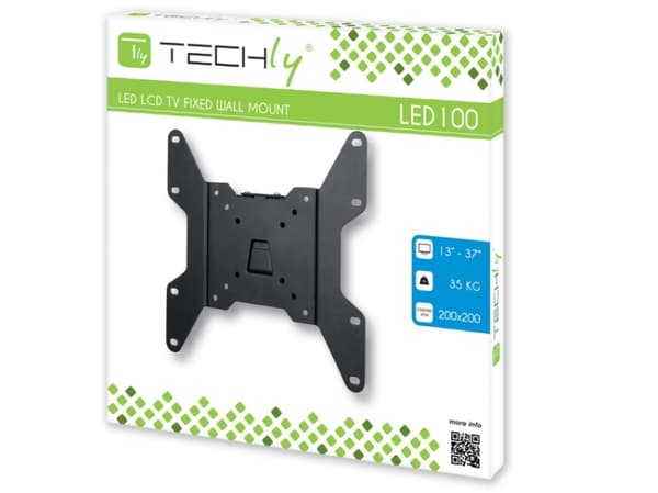 Techly ICA-LCD 114 veggfeste for TV 94 cm (37") Sort