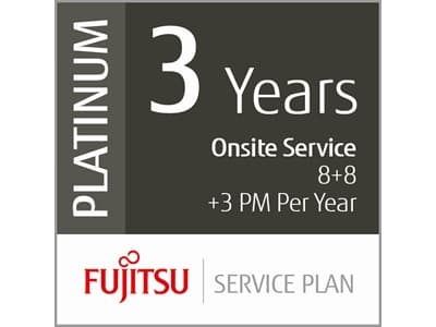 Ricoh Scanner Service Program 3 Year Platinum Service Plan for Fujitsu Mid-Volume Production Scanners - Utvidet serviceavtale (forlengelse) - deler o
