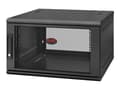 Miniatyrbild 2 av 5: APC NetShelter WX AR106SH6 - Skåp - väggmontering - svart - 6U - 19"