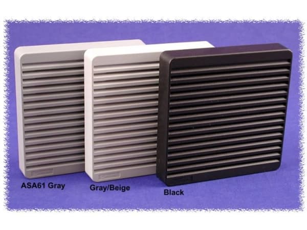 Hammond Electronics XPFA80BK Ilmansuodatinsarja ABS Musta (L x S x K) 150 x 150 x 15 mm 1 kpl 1 kpl