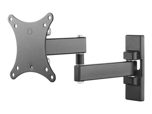 Vision VFM-WA1X1B - Monteringssett (veggarm) - for Skjerm - kaldvalset stål - svart - skjermstørrelse: 13"-27" Sort