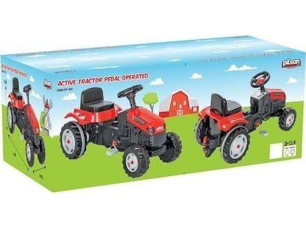 Artyk Pedaltraktor stor trädgård 95 cm upp till 50 kg ARTYK