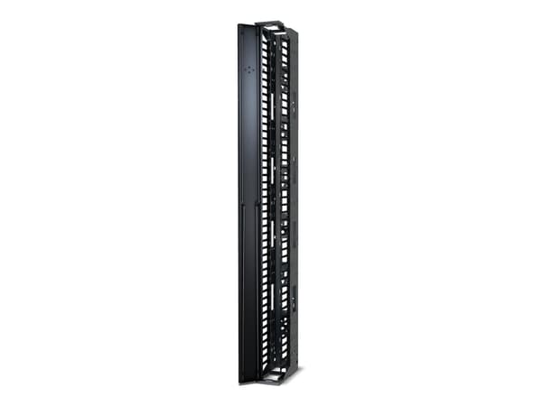APC Cable Management - Rack-kabelføringssett - svart - for P/N: NBWL0355A, SMC15002U-BR, SMT3000I2U-BR, SMX2000LVNCUS, SMX3000HV-BR, SMX3000LV2U-BR