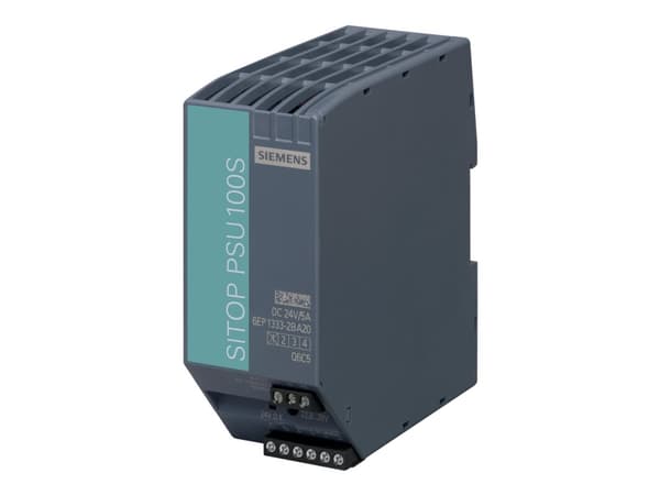 Siemens SITOP PSU100S - Strømforsyning (DIN-skinnemonterbar) - AC 120/230 V - 144 watt - enkeltfase