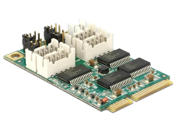 DeLOCK 95244, Mini PCI Express, Sarja, PCI 2.0, RS-232, Windows 7 Enterprise, Windows 7 Enterprise x64, Windows 7 Home Basic, Windows 7 Home Basic x6