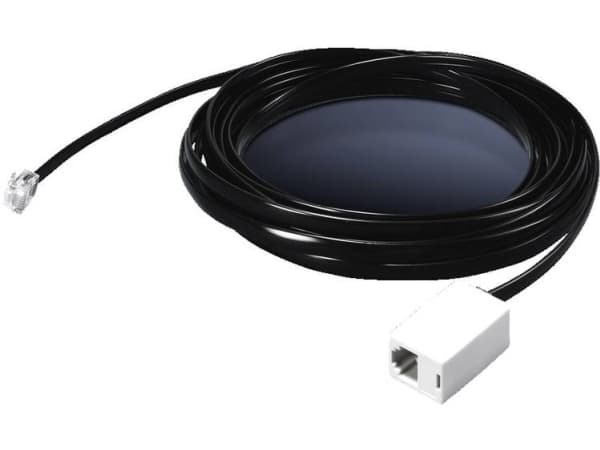 Rittal DK 7320.814, 1 m, RJ-12, RJ-12, Svart, Hanstik, Hunstik