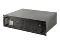 Miniatyrbild 1 av 5: EnerGenie UPS-RACK-1500 - UPS (kan monteras i rack) - AC 220 V - 1500 VA - 8 Ah - USB - utgångskontakter: 3 - 3.4U