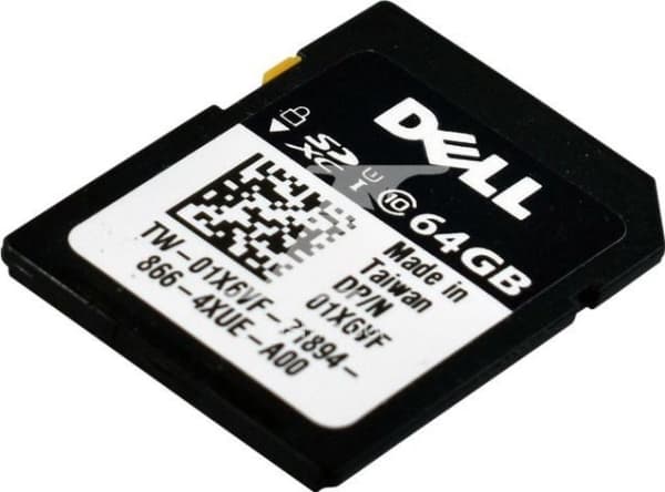 Dell - Customer Kit - flashminnekort - 64 GB - SD - for PowerEdge C4130, FC430, FC630, FC830, M630, M830, T330, T430, T630, VRTX