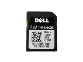 Dell - Customer Kit - flashminnekort - 64 GB - SD - for PowerEdge C4130, FC430, FC630, FC830, M630, M830, T330, T430, T630, VRTX