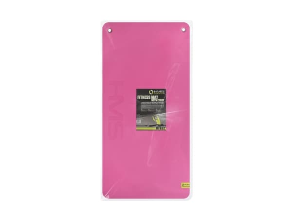 Club fitnessmåtte med huller rosa HMS Premium MFK02