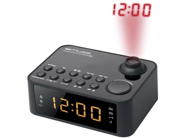 Muse M-178P, Klockradio, Digital, FM, MW, Automatisk scanning, Automatisk lagring, LED, 2,29 cm (0.9")