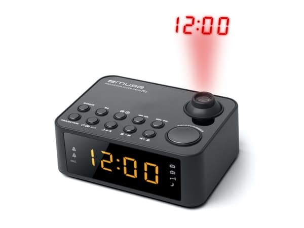 Muse M-178P, Klockradio, Digital, FM, MW, Automatisk scanning, Automatisk lagring, LED, 2,29 cm (0.9")