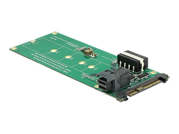 DeLOCK Converter U.2 SFF-8639 / SFF-8643 NVMe > 1 x M.2 Key M - Grensesnittadapter - M.2 (M.2) - M.2 Card - SAS 6Gb/s, U.2 (62945)