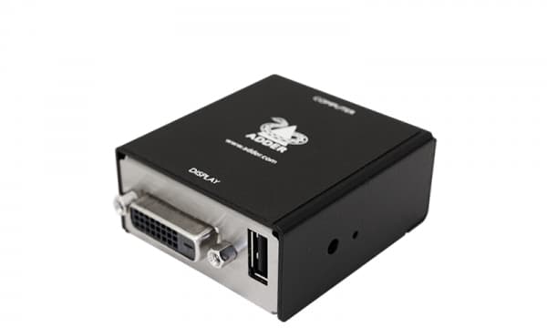ADDER DVA, Sort, CE, FCC, 1920 x 1200 piksler, 1920 x 1200 piksler, VGA (D-Sub), DVI-D