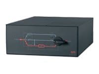 APC Service Bypass Panel - Bypass-omskifter (rackversion) - AC 230 V - output-stikforbindelser: 10 - sort - for Smart-UPS RT 10000VA