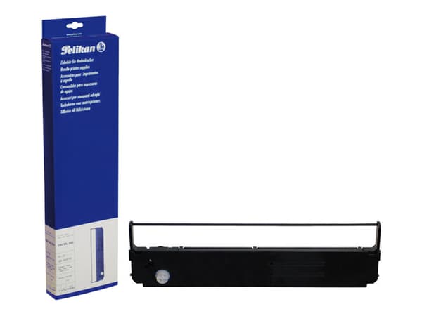Pelikan - Sort - print-bånd - OKI Microline 393:lle