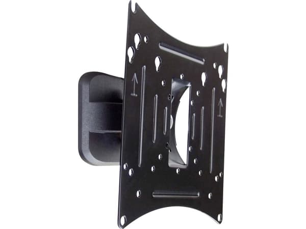 ROLINE 17.03.0005, 101,6 cm (40"), 75 x 75 mm, 200 x 200 mm, -20 - 20°, Metall, Svart