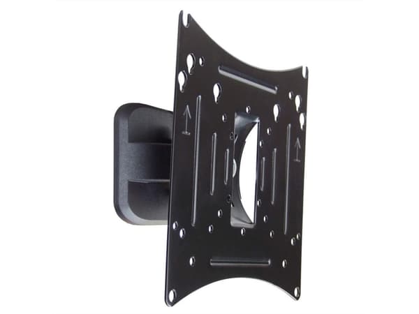 ROLINE 17.03.0005, 101,6 cm (40"), 75 x 75 mm, 200 x 200 mm, -20 - 20°, Metall, Svart Svart